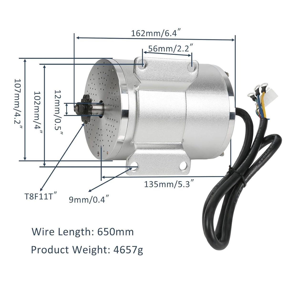 72V 3000W Brushless Motor Kit with LCD Display P7671