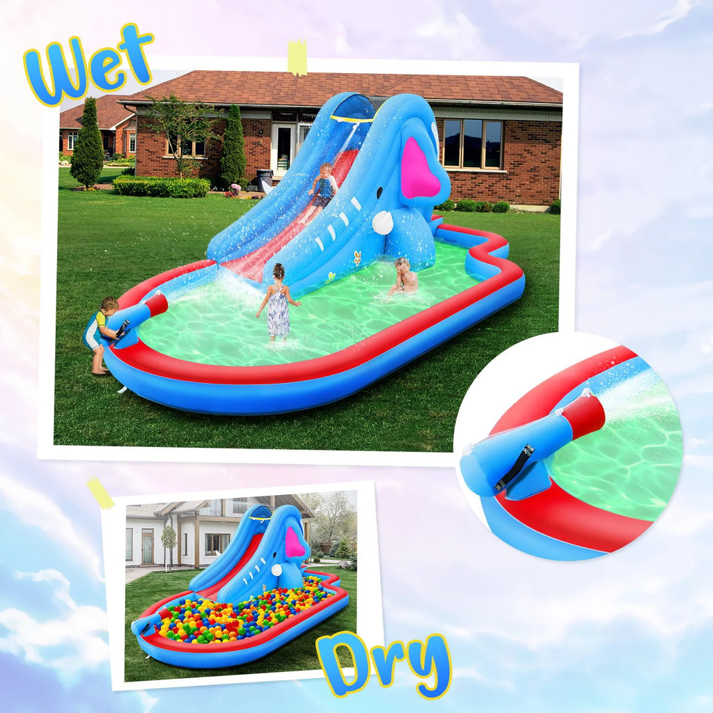 Inflatable Water Slide Kids Pool with Blower N3099
