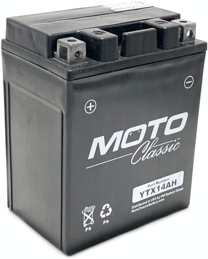 12V 14Ah 230CCA Maintenance Free Motorcycle ATV Battery Y75808