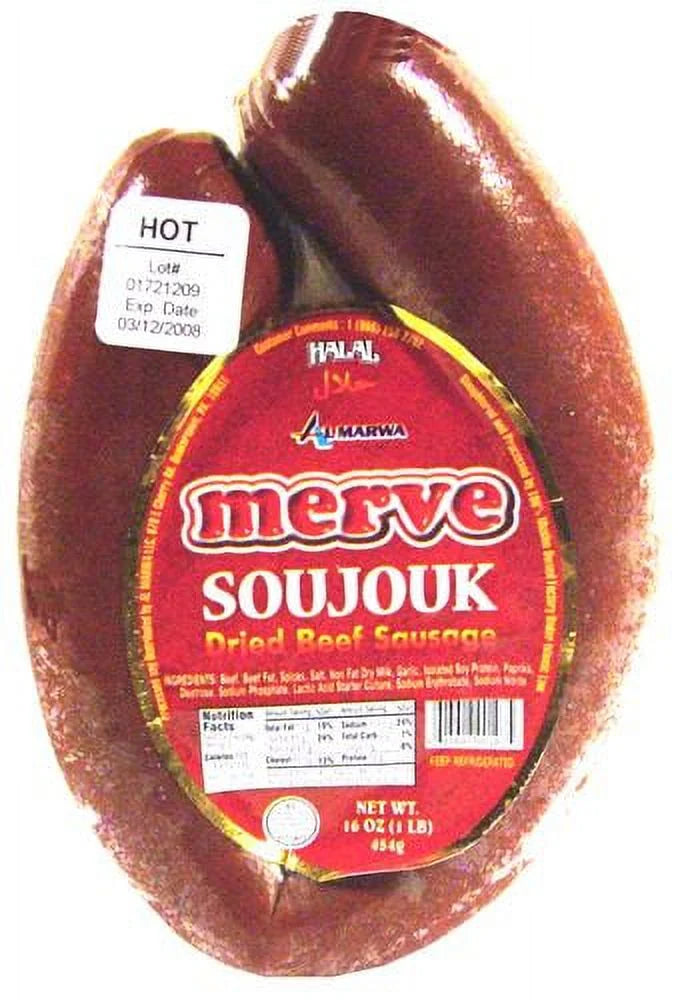 Halal Beef Soujouk 1lb L7486