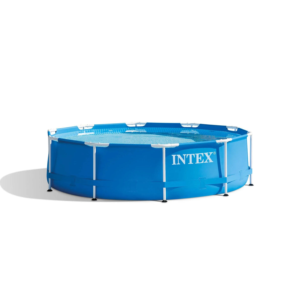10ft x 30in Metal Frame Above Ground Swimming Pool Set with Filter Pump D106