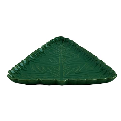 Tree Shaped Serving Plate Ceramic Platter D135617