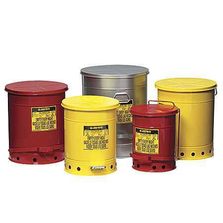 10 Gallon Red Oily Waste Can U603