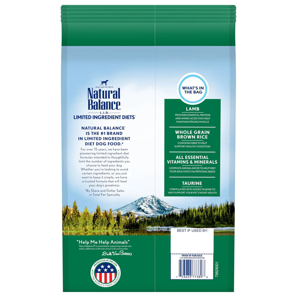4 Pounds Limited Ingredient Dry Dog Food M282