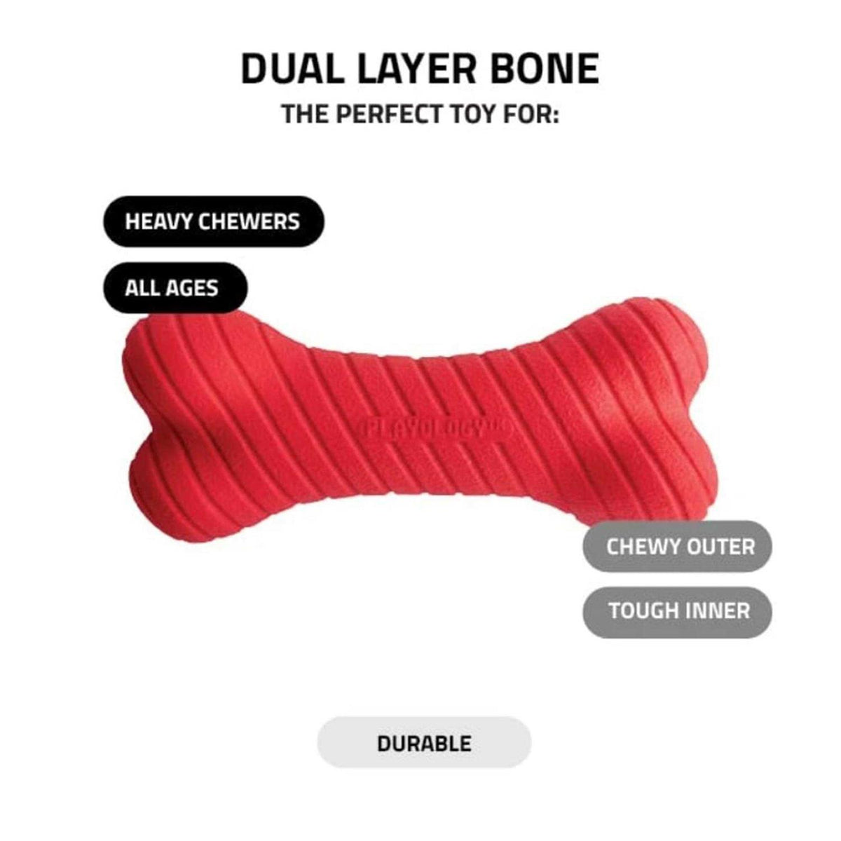 Dual Layer Bone Dog Toy Q806769