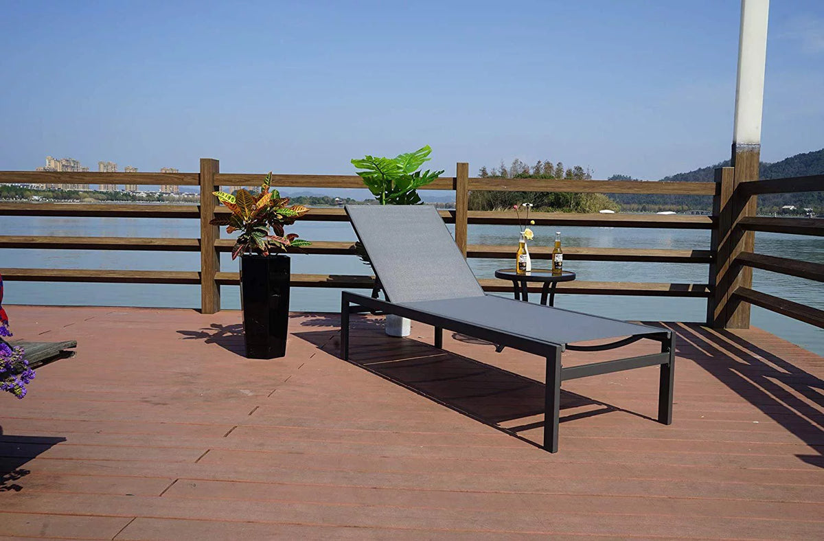 Aluminum Adjustable Chaise Lounge B894