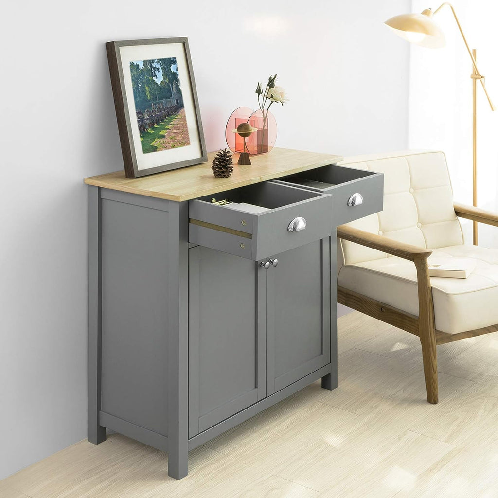 Grey Storage Cabinet Sideboard T48240
