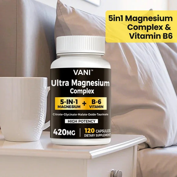 5-in-1 Magnesium Complex 120 Capsules Y6058