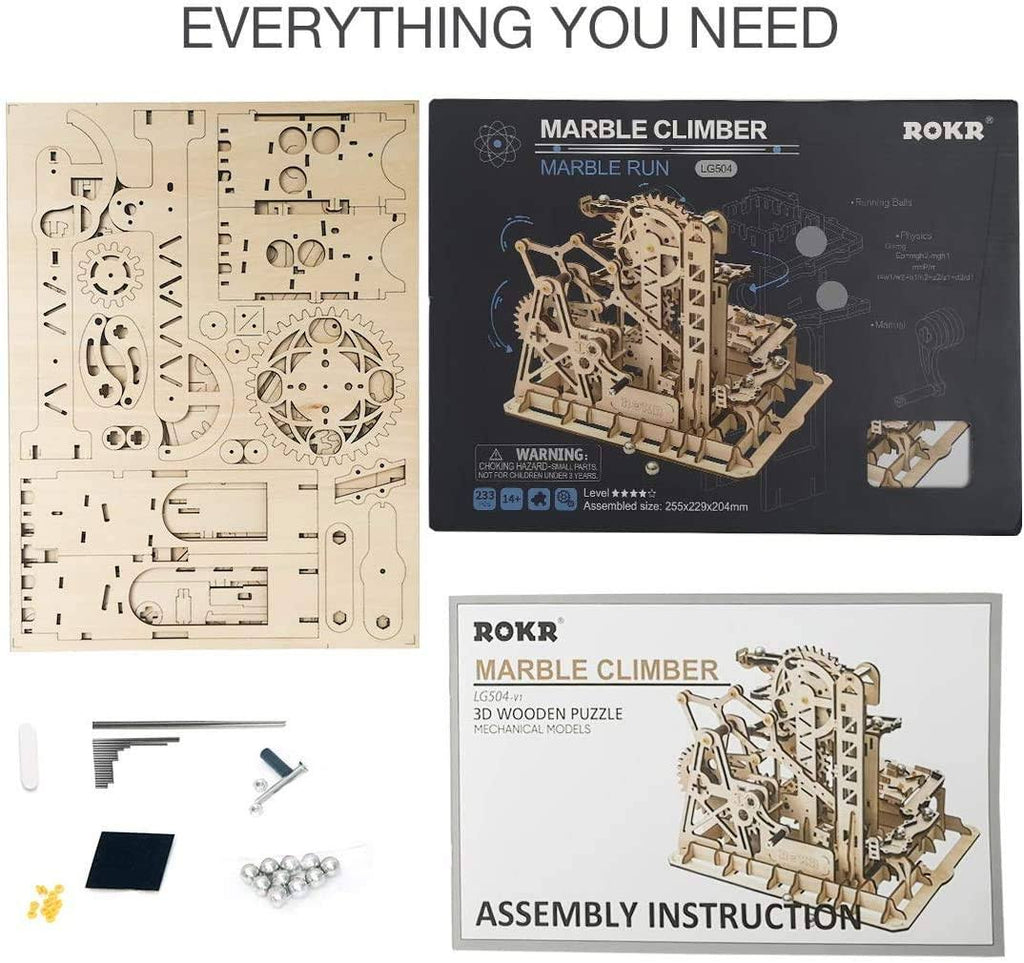 3D Wooden Puzzle Mechanical Model DIY Toy R48537