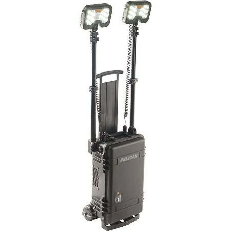 Black Remote Area Lighting System, 2 Lamp Heads G5594