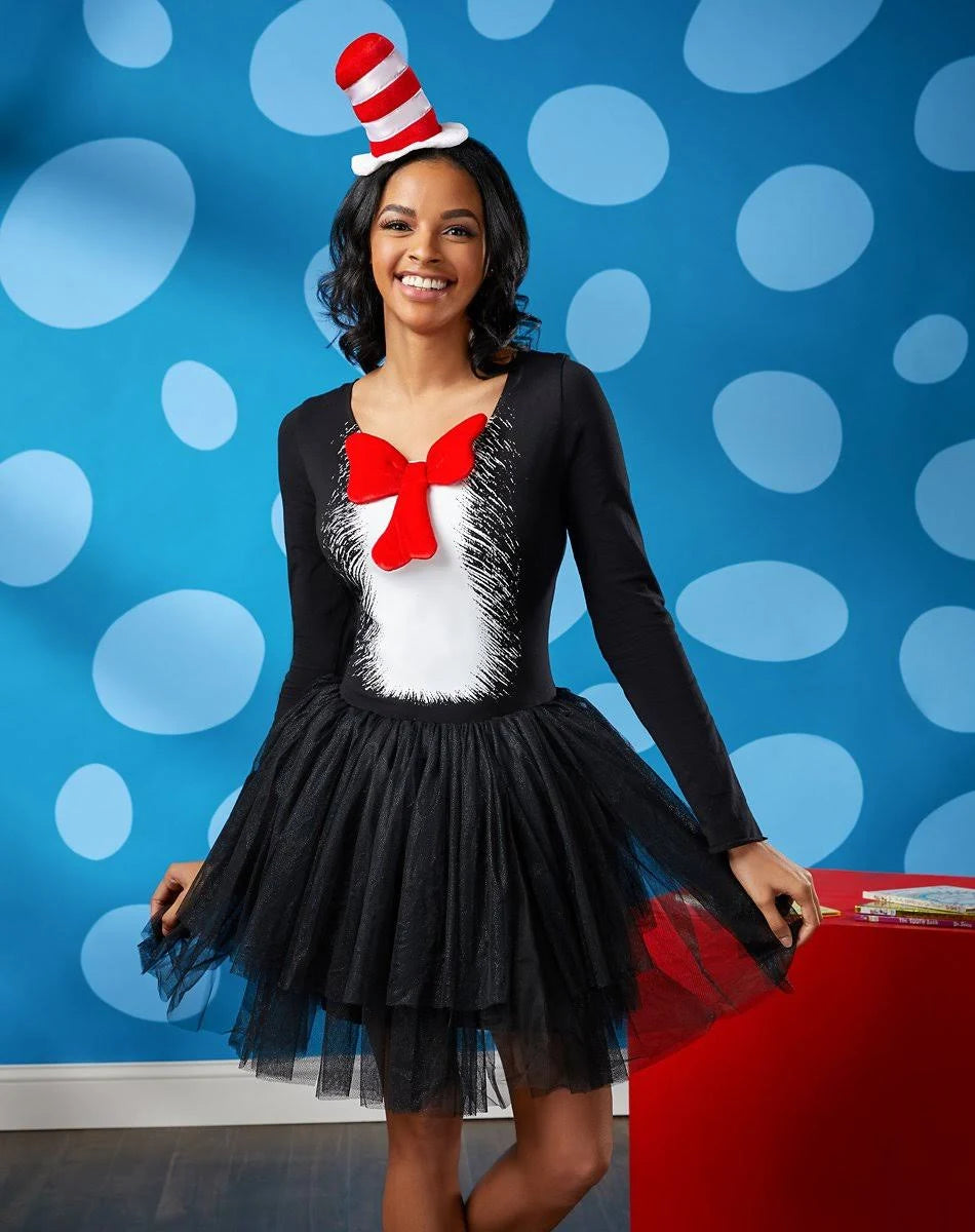Adult Cat in The Hat Tutu Dress A666653