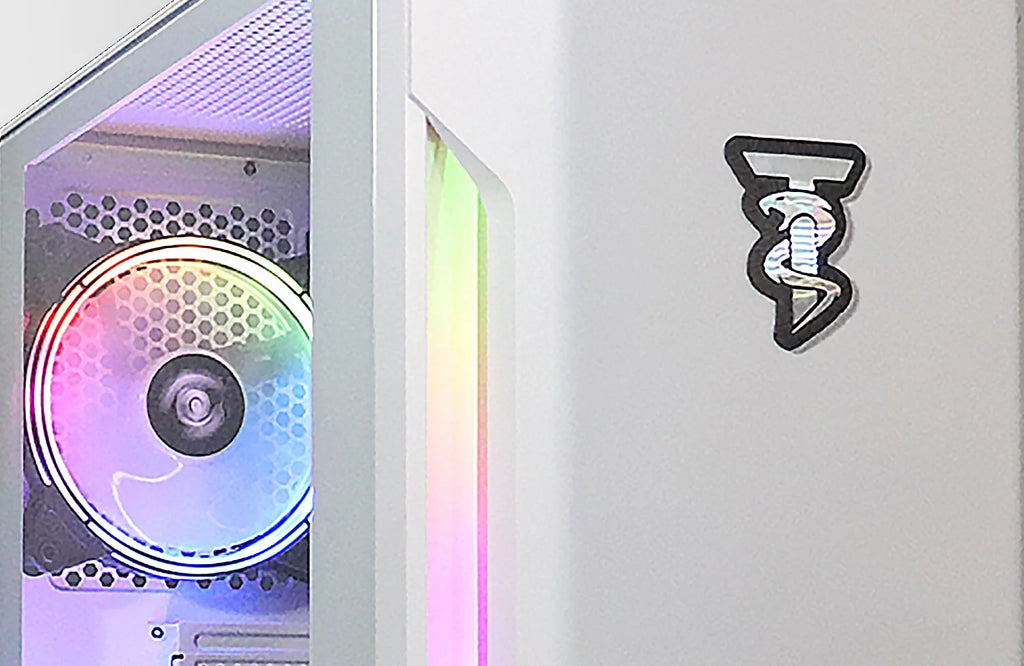 White AMD Ryzen 5 2600 NVIDIA RTX 3060 12GB 32GB DDR4 3200 RAM 1TB NVMe SSD Windows 11 Pro Gaming PC N49805