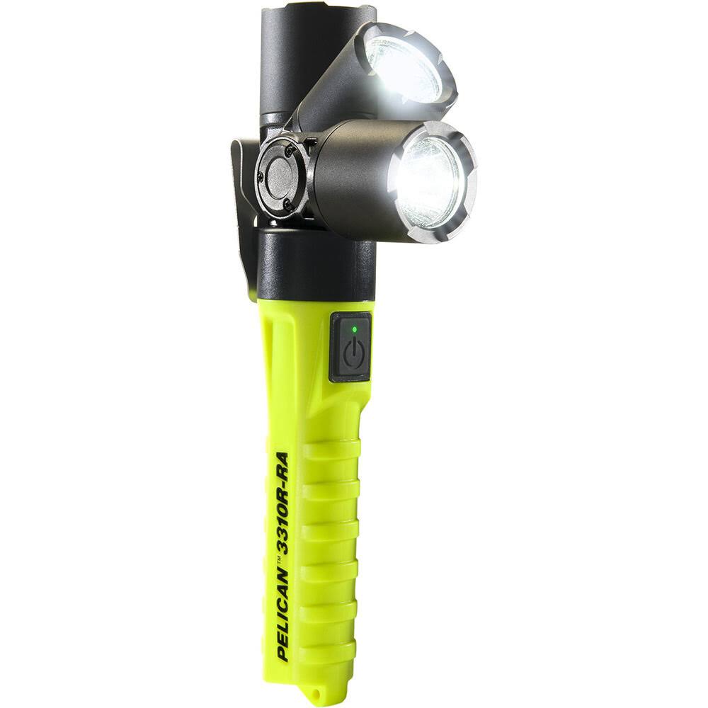 Right-Angle Rechargeable Flashlight (Yellow) D357578