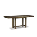 White Dining Extension Table with Trestle Base F70533