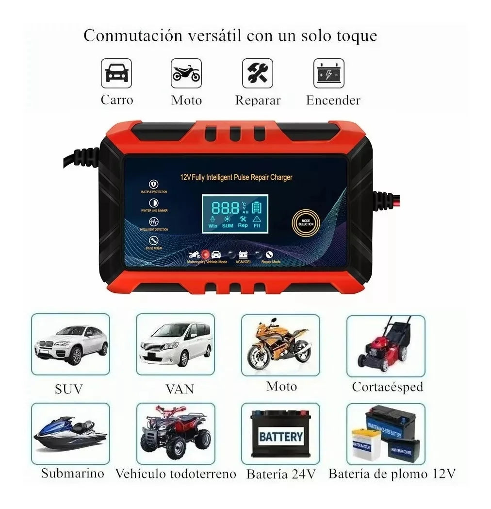 12V/6A Automatic Smart Battery Charger C68039