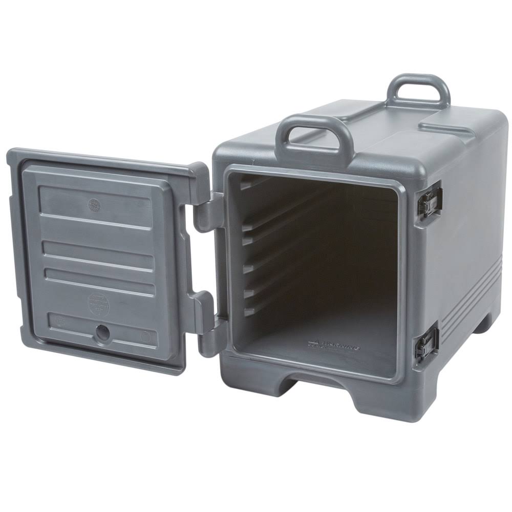 Charcoal Gray Front Loading Insulated Food Pan Carrier G2265