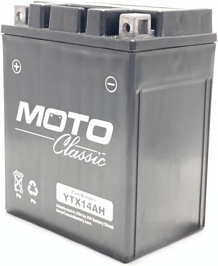 12V 14Ah 230CCA Maintenance Free Motorcycle ATV Battery Y75808