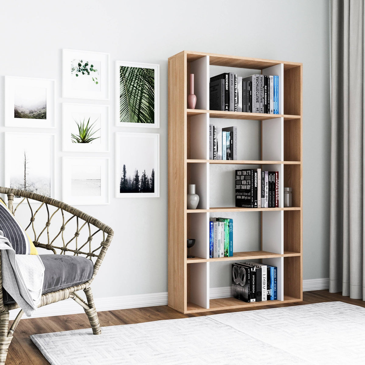 Modern Bookcase Z27599