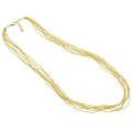Gold Seed Bead Necklace J645