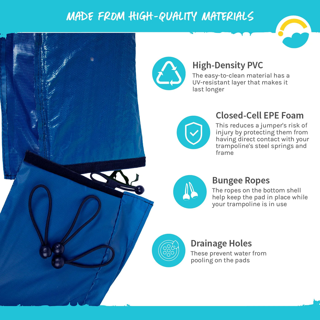 Trampoline Safety Pad for 15FT Frame, Two Pieces P78450