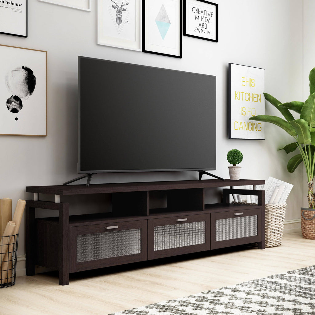 Espresso Wood TV Console S957160