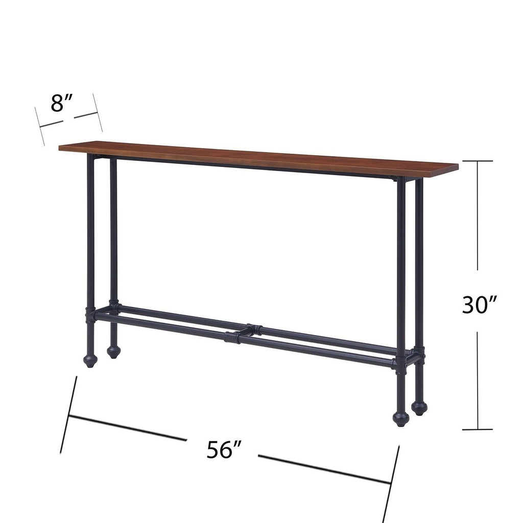 Black/Espresso Console Table L568