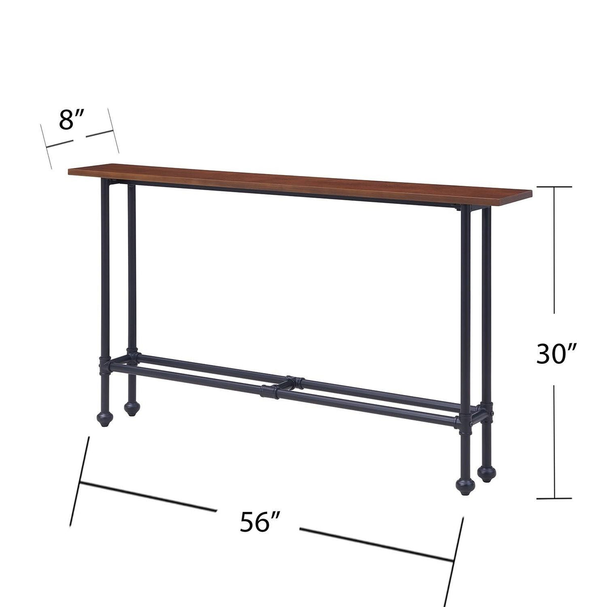Black/Espresso Console Table L568