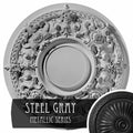 Steel Gray Ceiling Medallion N727641