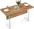 White High Glossy 55 inches Rectangular Dining Table Q6245