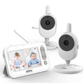 4.3 Inches LCD Split Screen Baby Monitor with Camera and Audio M240289