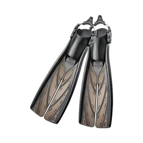 Red Medium Split Fins P487