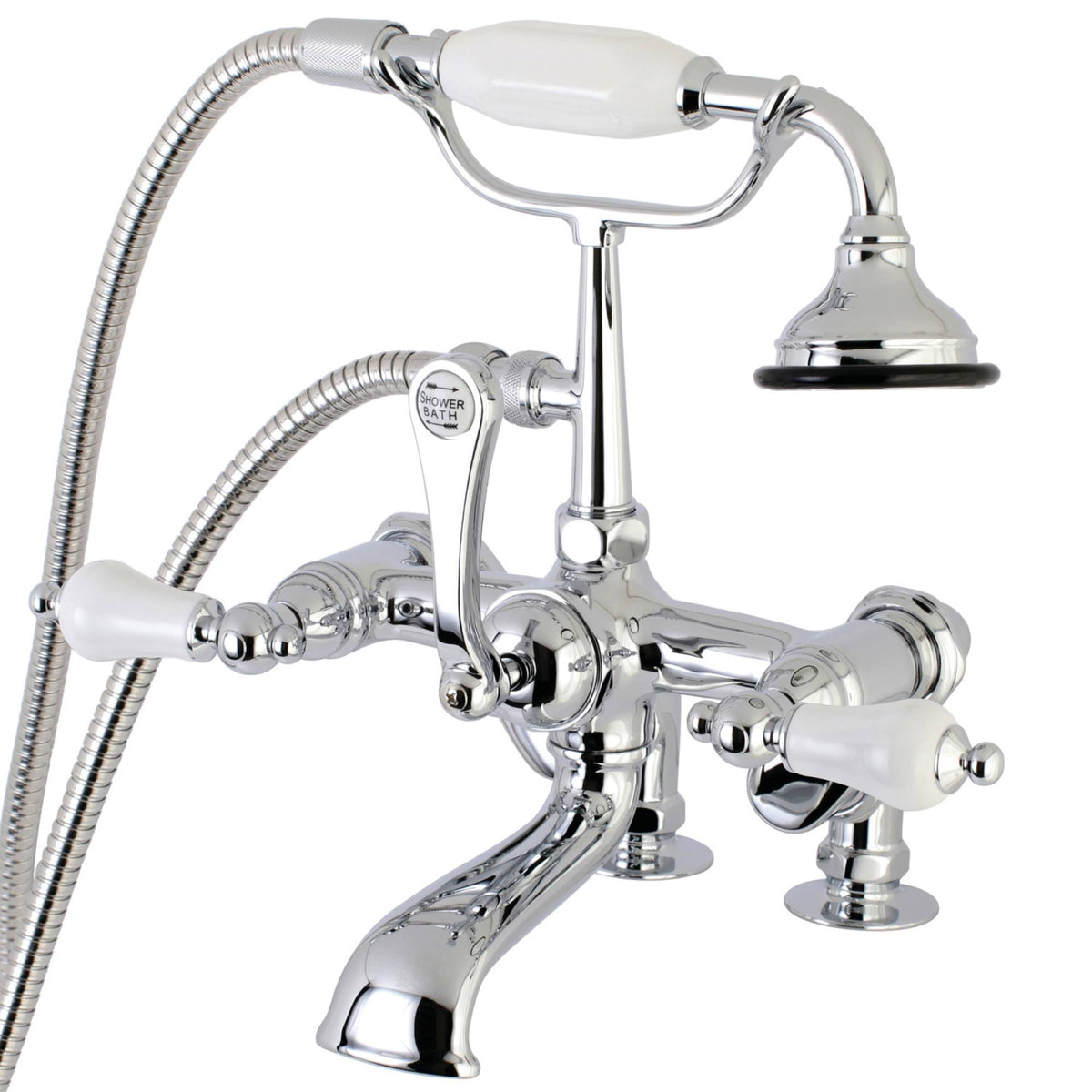 Chrome Clawfoot Tub Faucet with Hand Shower P429299