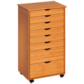 6+2 Drawer Wide Roll Cart D210