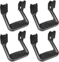 Black Powder Coated Side Step Set, 2 Pieces (1 Pair), Includes Mounting Brackets U878