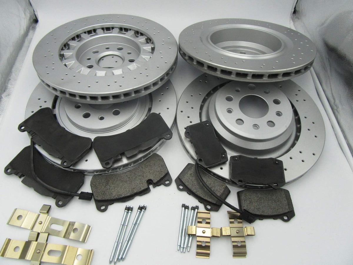 Front Rear Brake Pads and Rotors for Maserati Ghibli Sq4 Awd Quattroporte T63967