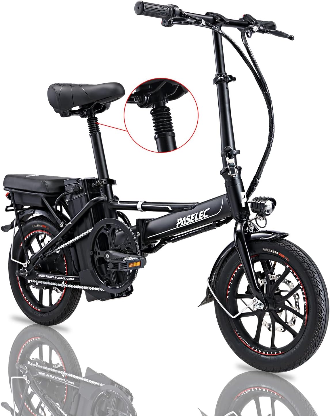 14Inch Folding Electric Bicycle, 48V 350W Motor, 13Ah Battery B97871