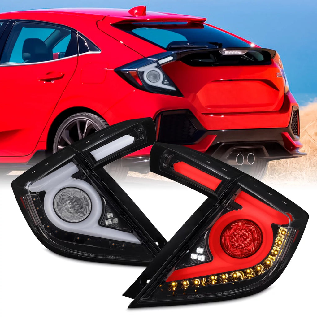 Black Full LED Tail Lights J3157