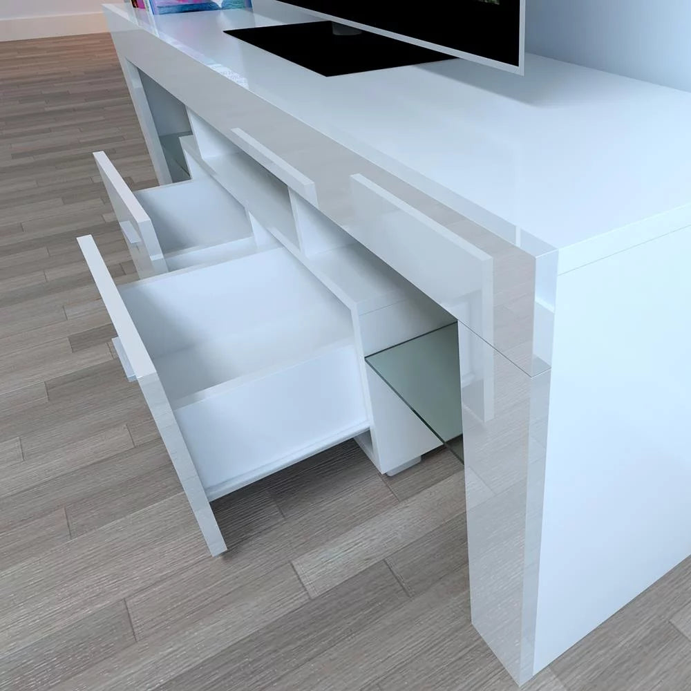 White Modern Rectangle Coffee Table A86562