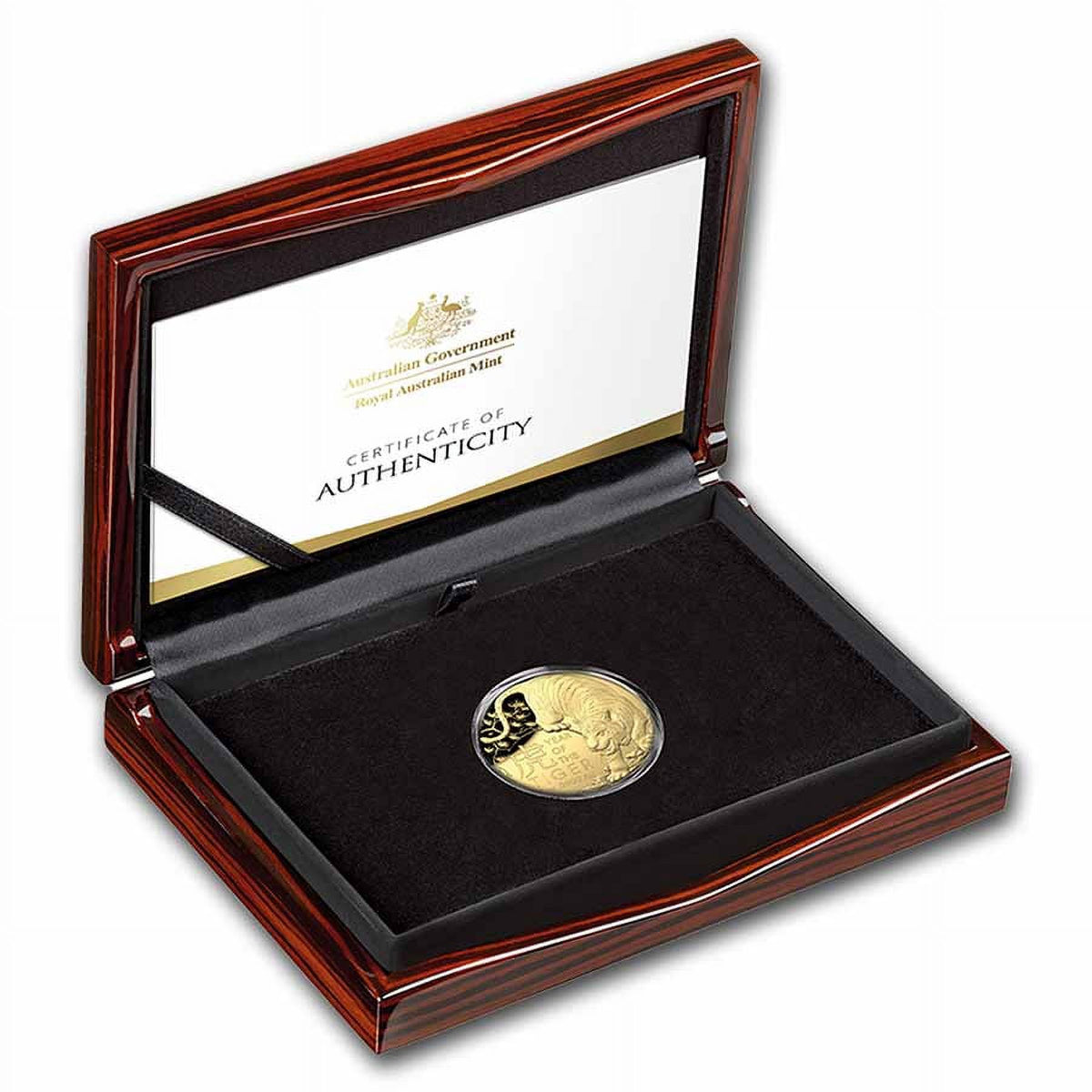 1 oz Gold $100 Lunar Year of the Tiger Domed Proof Coin V17875