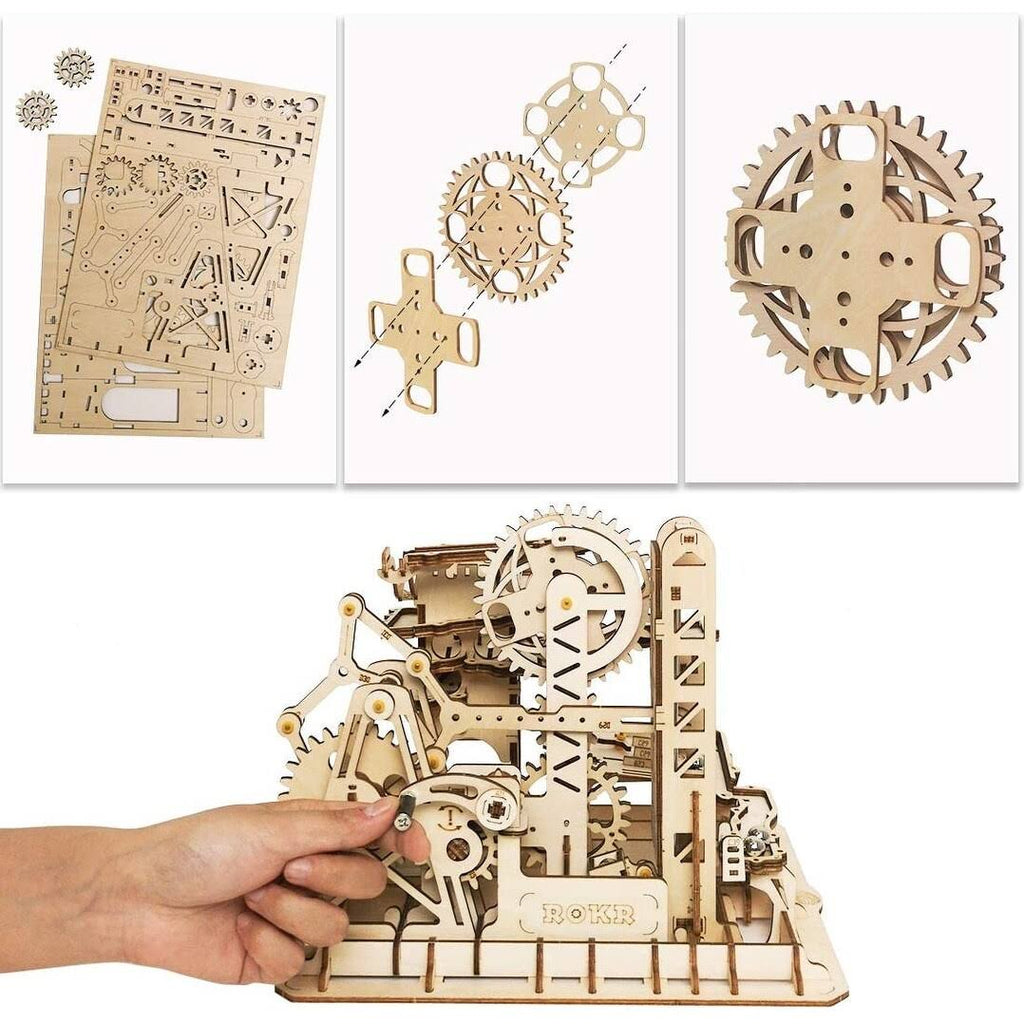 3D Wooden Puzzle Mechanical Model DIY Toy R48537