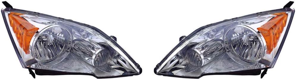 Honda CR-V Headlight Assembly Pair 2007-2011 W559