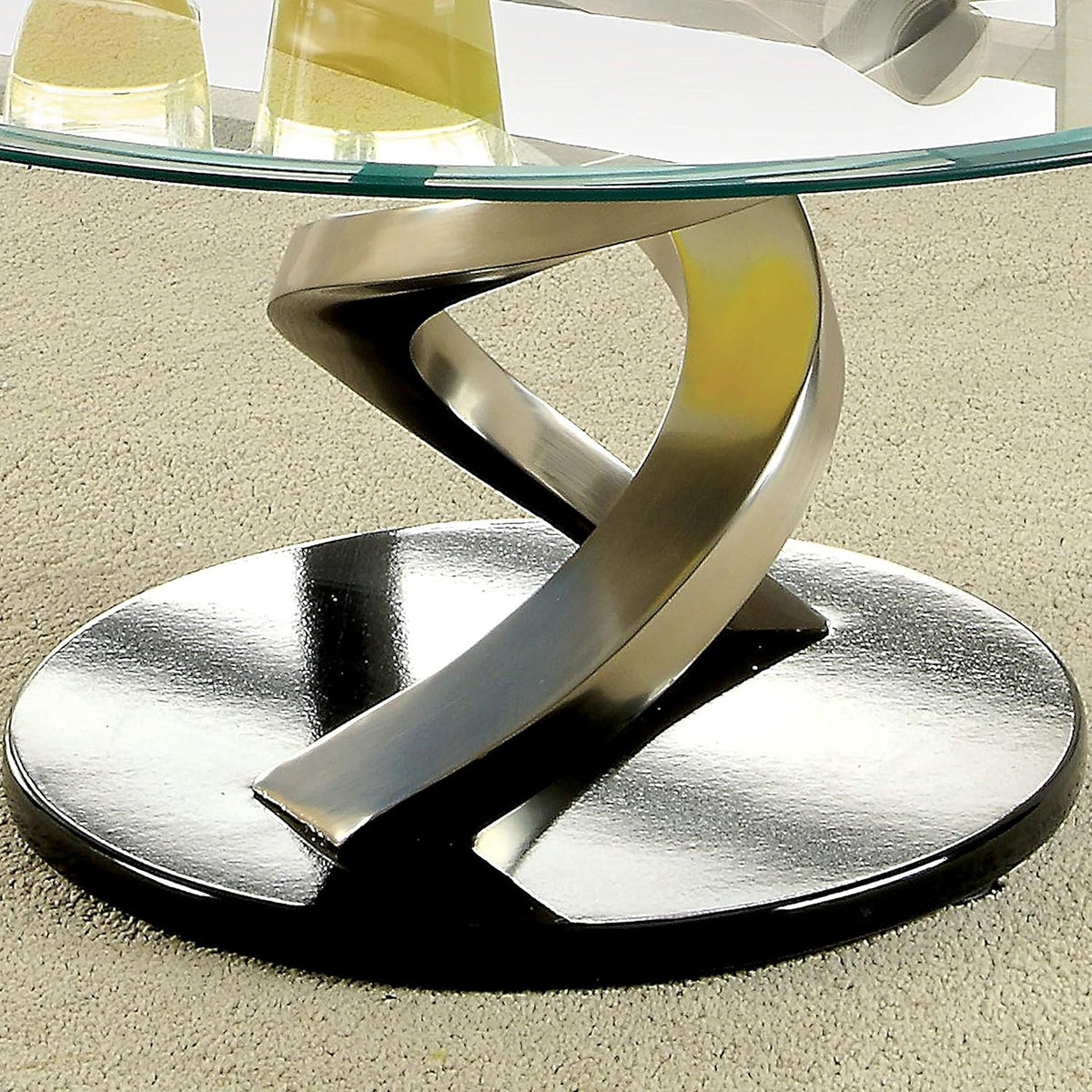 Satin Plated Coffee Table E863