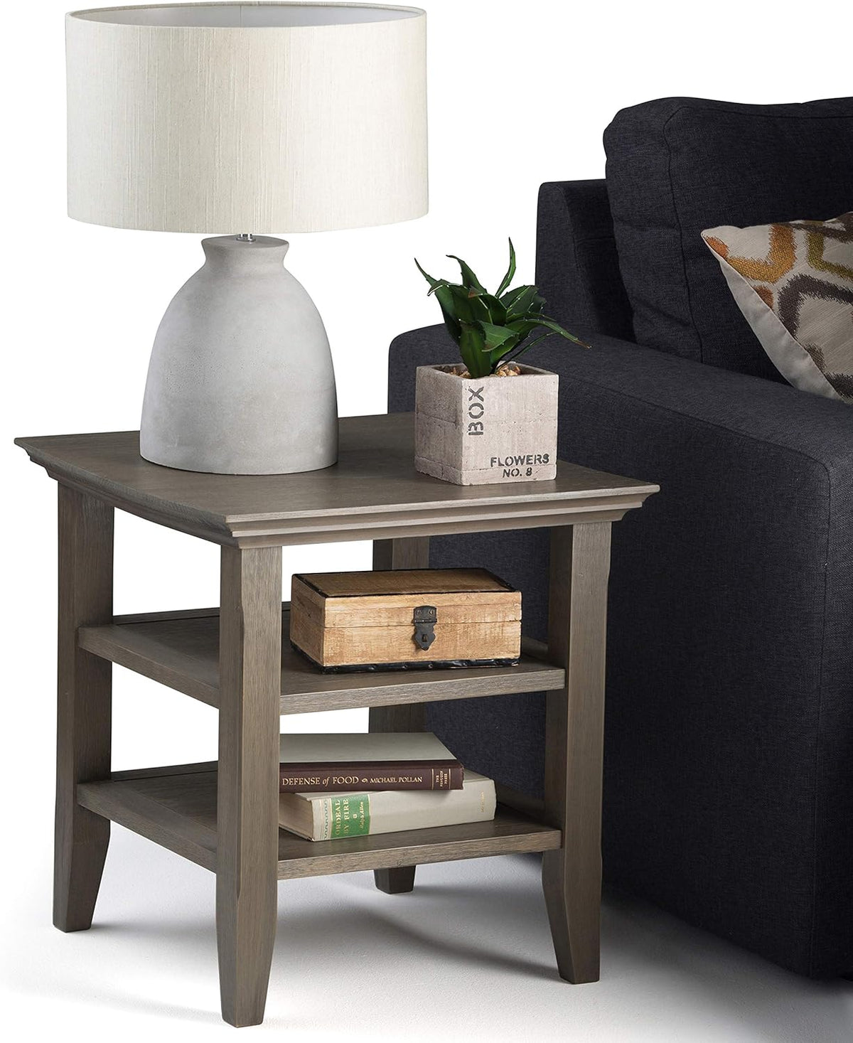 Farmhouse Brown End Table U208
