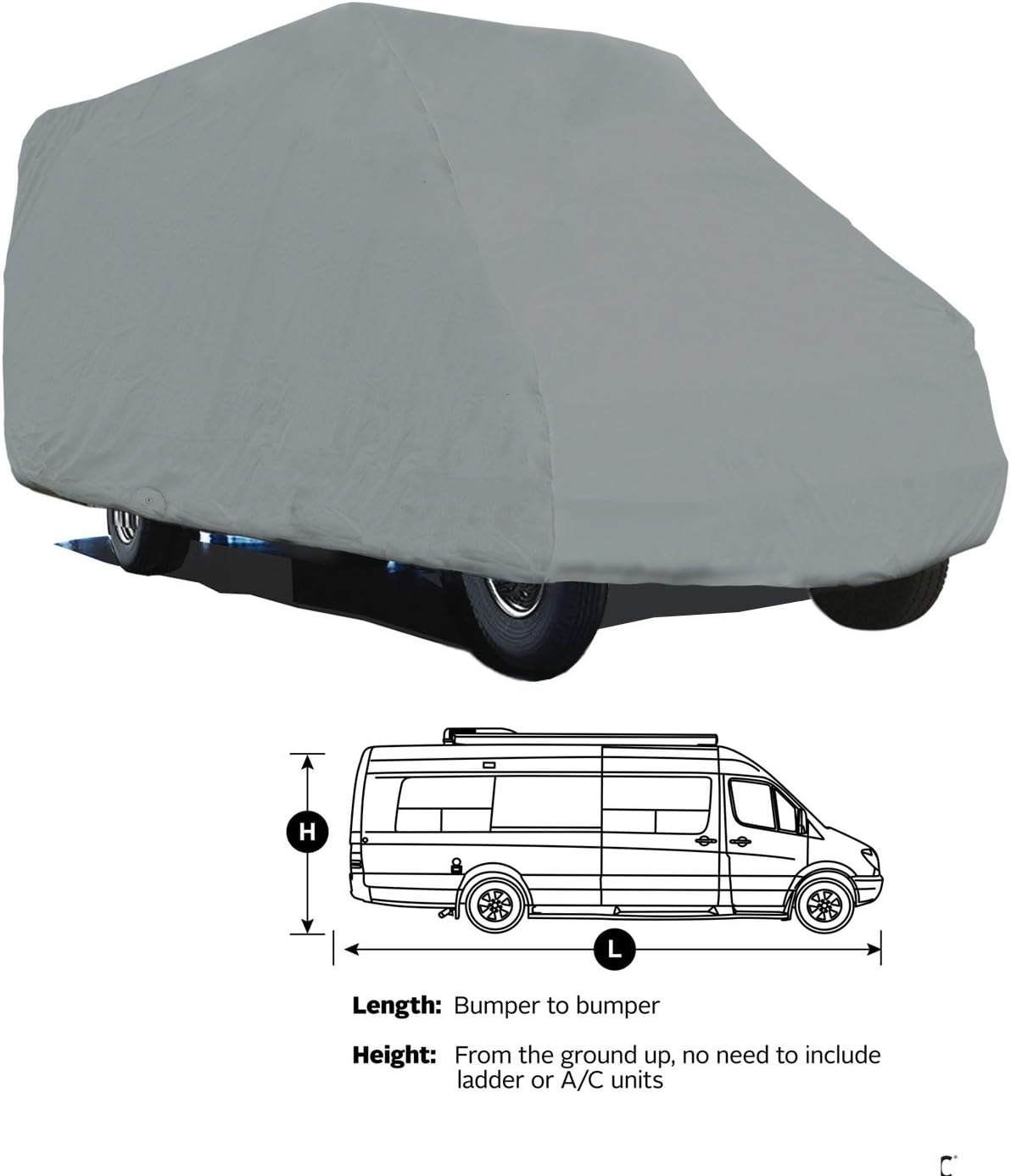 4-Layer Class B RV Cover Fits 27'L D2342