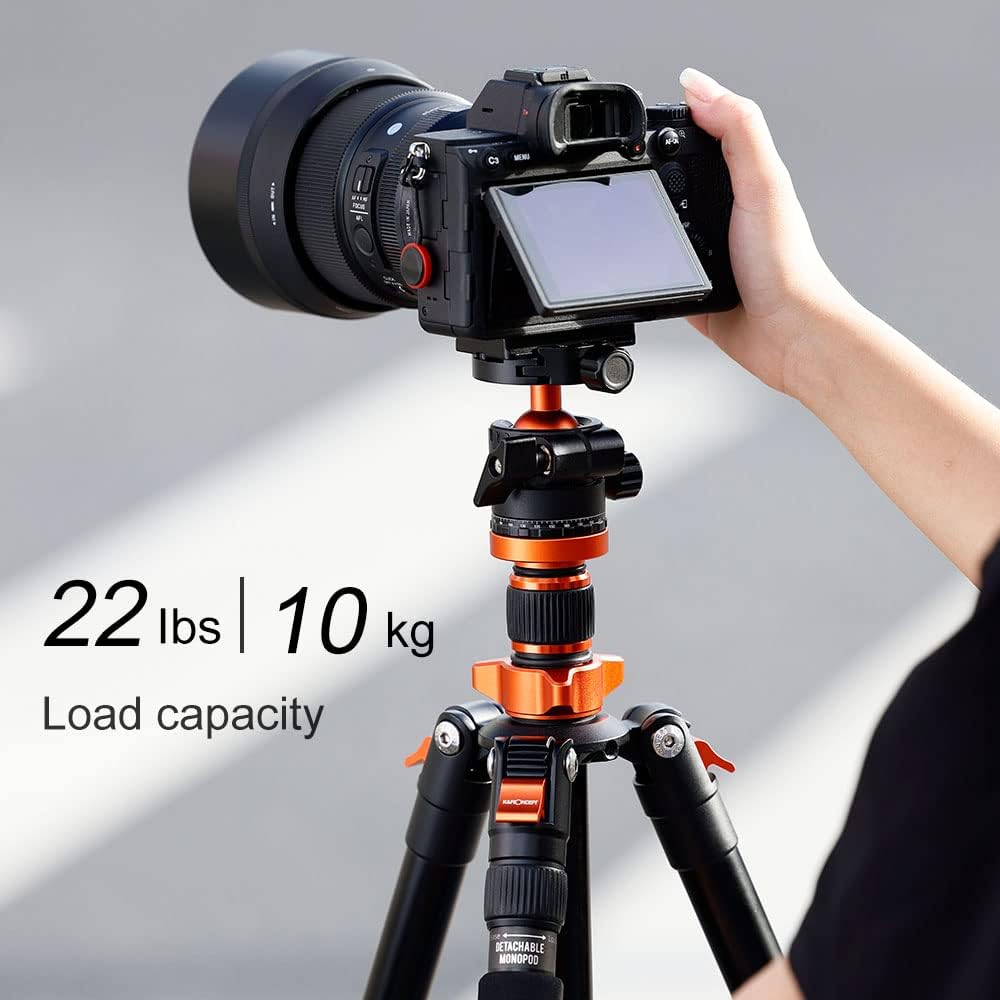 62 inch Aluminum DSLR Camera Tripod with Ball Head I226916