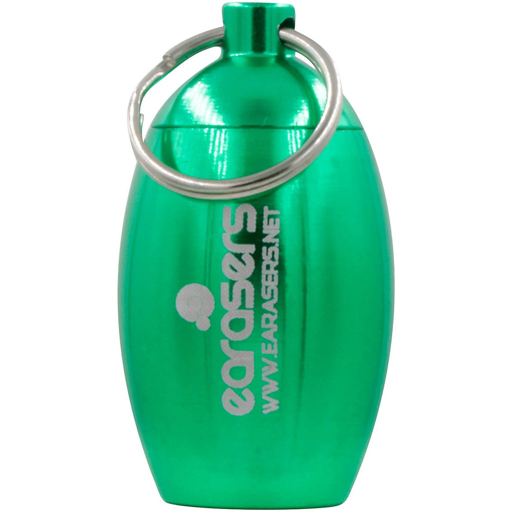 Green Musicians Ear Plugs with Carrying Case Y90200