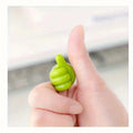 50 Pcs Silicone Thumb Wall Hook Adhesive Cable Clip Key Hanger N627506