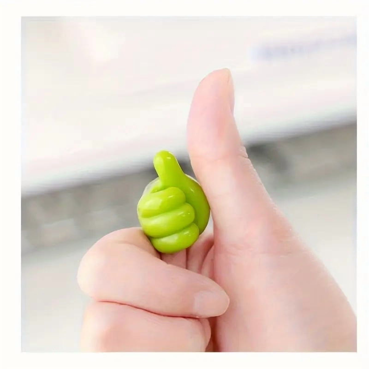 50 Pcs Silicone Thumb Wall Hook Adhesive Cable Clip Key Hanger N627506