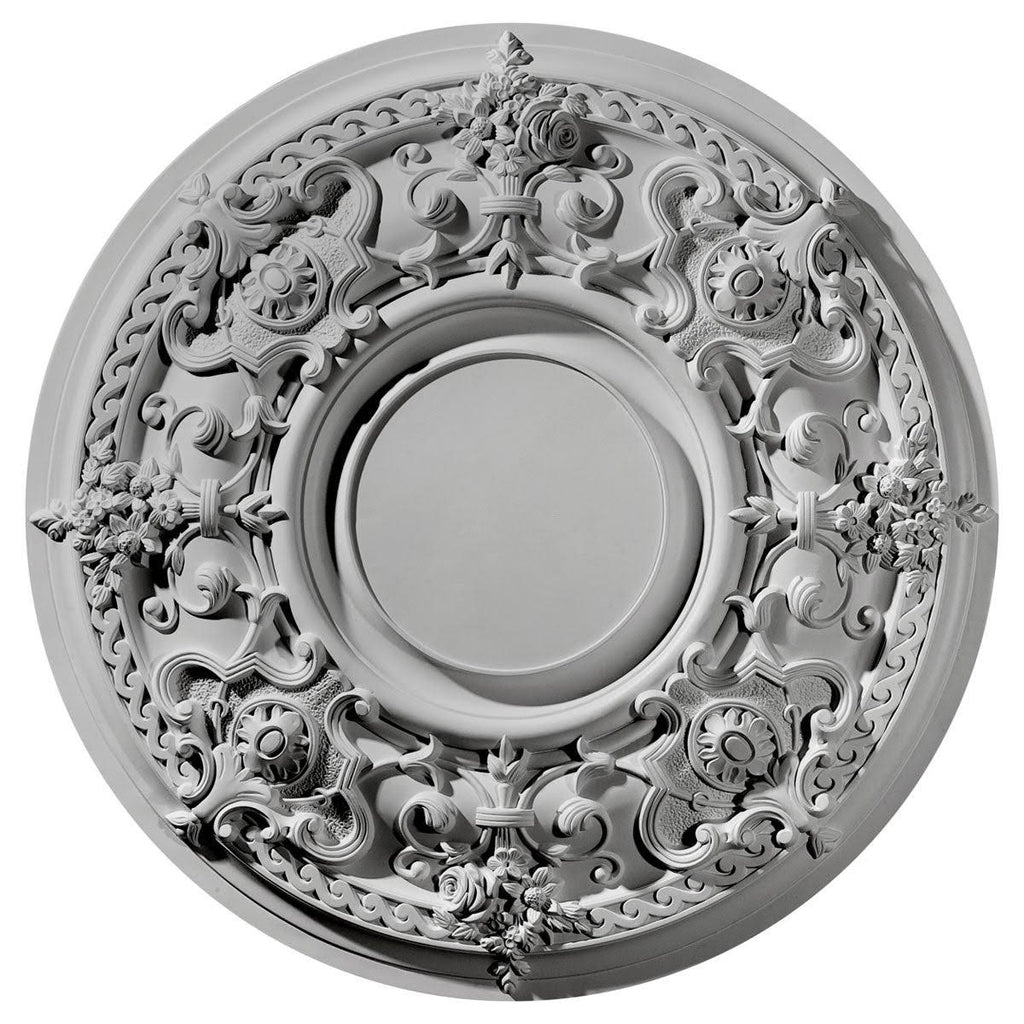 Steel Gray Ceiling Medallion N727641