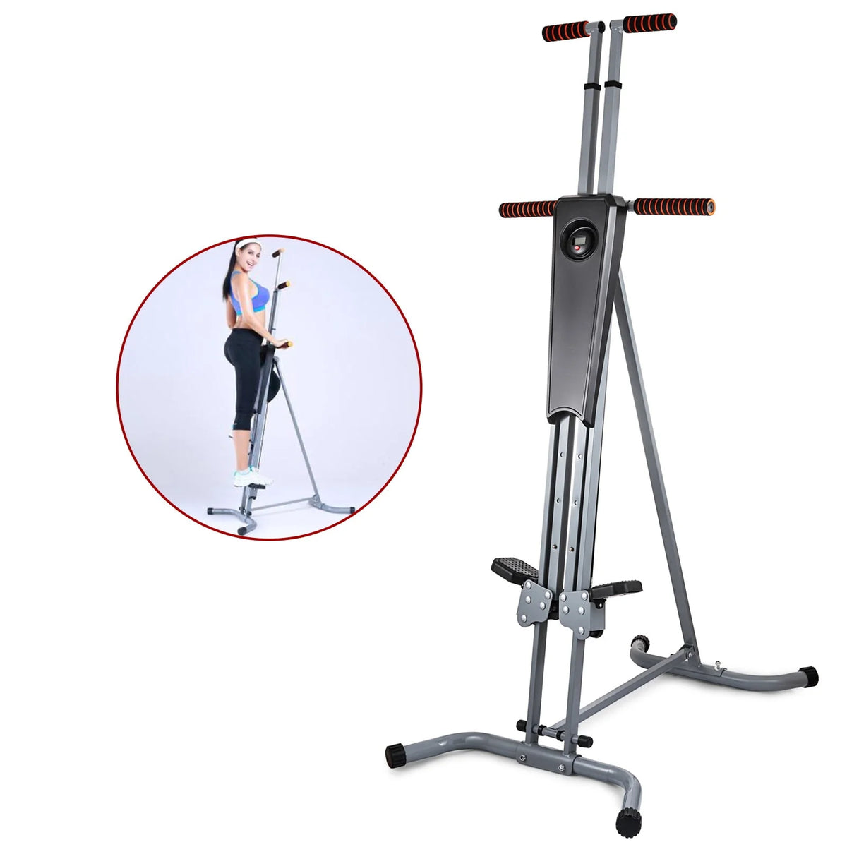 Folding Vertical Climber Stepper 2 in 1 R1079